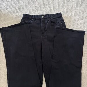 Pacsun high rise wide leg black jeans